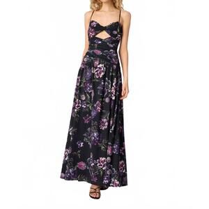 NEW CAMI NYC women's tashi mesh dress in dark & stormy